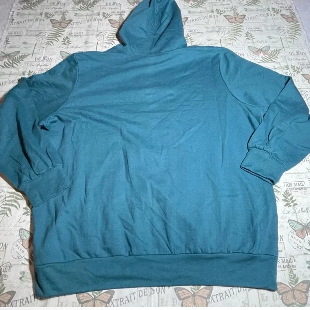 Teal NASA Hoodie NWOT - Picture 4 of 6